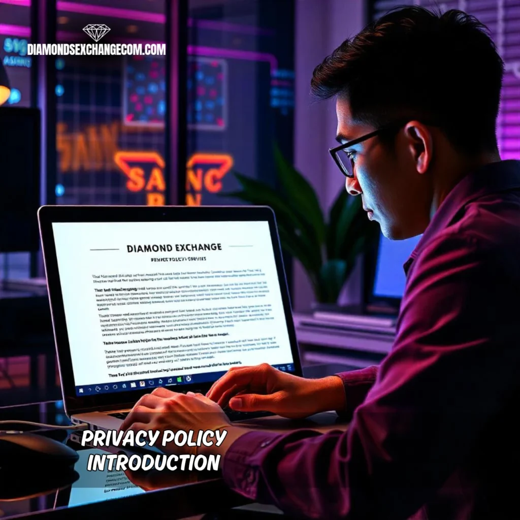 Diamond Exchange  Privacy Policy Introduction